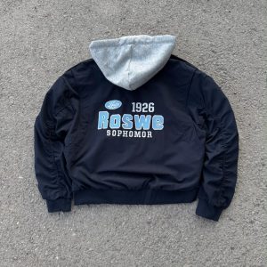 کاپشن پاییزه زنانه کلاه‌دار ROSWE کد 4841 - تصویر 2