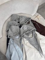بارانی دوتکه زنانه ترند ضدآب با هودی داخلی کد 4864 - تصویر 5
